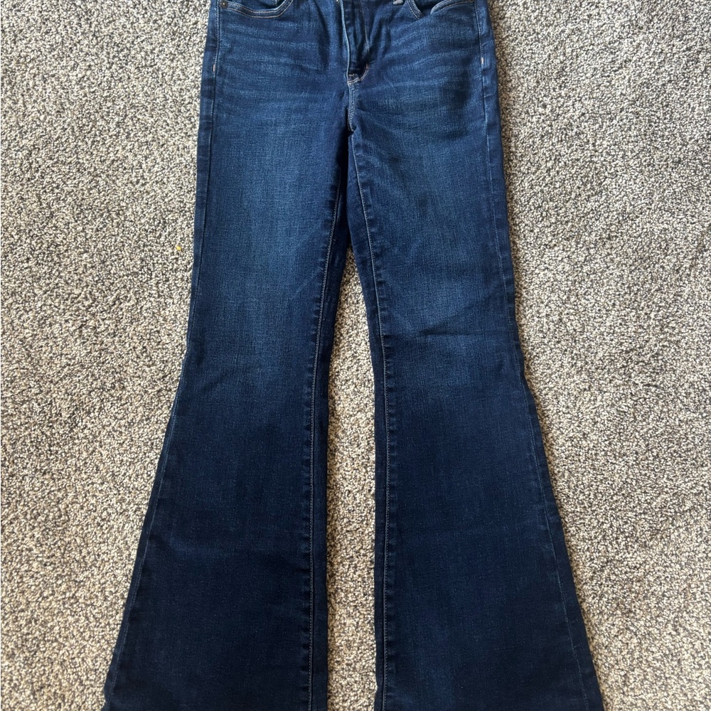 American Eagle Outfitters Dark Indigo Flare Jeans